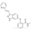 Inhibiteur de la protéine-kinase des récepteurs Axitinib CAS 319460-85-0